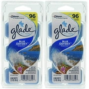 Glade Wax Melts Air Freshener Refill, Blue Odyssey, 2.3 Ounce, Count of 2