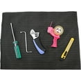 thumbnail image 6 of Dependable Industries Essentials Non-Slip Drawer & Shelf Liner, Black Polka Dot, 12" x 36" Roll, 6 of 7