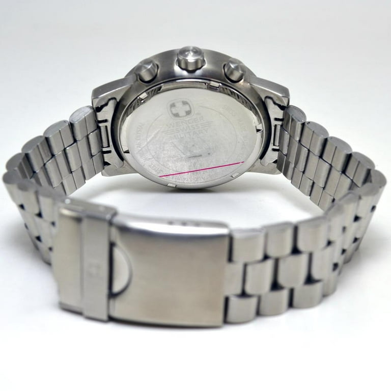 Wenger Men's 79126 Military Commando Chronograph Black Dial