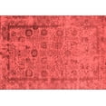 thumbnail image 1 of Ahgly Company Indoor Rectangle Oriental Red Industrial Area Rugs, 4' x 6', 1 of 4