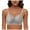 Grey, variant on Women's Front Side Buckle Lace Edge Without Steel Ring Movement Seamless Gathering Adjustment Yoga Sleep Large Bra Compression Sports Bra plus Size Womens Bras No Underwire Padded Strapless Sports