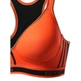 thumbnail image 4 of FashionOutfit Women's Sporty Wirefree Padded Mesh Strap Sport Bras, 4 of 4
