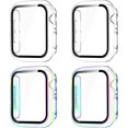 thumbnail image 1 of Compatible with Apple Watch Case 40mm, Apple Watch Screen Protector 40mm, Full Coverage Hard PC Bumper Protective Cover for iWatch SE Series 6/5/4 Wom, 1 of 4