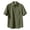 Army Green*, variant on RUTAYY Men's Shirts Short Sleeve Solid Color Turndown Collar Casual Breathable Comfortable Daily Wear Button Down Travel Vacation Blouse