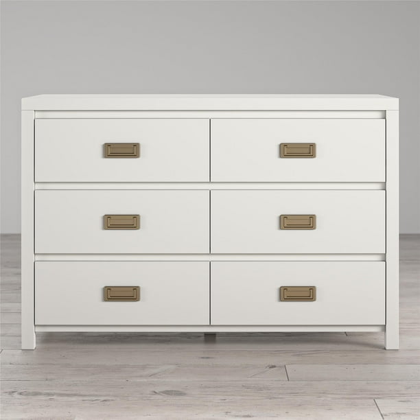 Little Seeds Monarch Hill Haven 6 Drawer Kids Dresser, White - Walmart