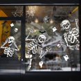 thumbnail image 4 of Pegatina de calavera Decoración de ventanas de Halloween, decoración de pegatinas colgantes de ventanas reutilizables, pegatina de terror PVC, escaparate de pegatinas extraíbles, 4 of 7