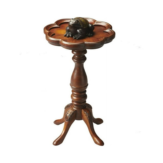 Butler Specialty Whitman Olive Ash Scalloped Edge Accent Table