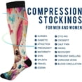 thumbnail image 4 of Easter Cute Rabbit Compression Socks for Women&Men Circulation-Best Support for Nurses, Running, Athletic-1 Pairs Gift, 4 of 7