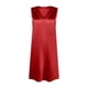 thumbnail image 3 of Vestido de Cuello en V para las Mujeres Verano Color Sólido Vestido de Sueño sin Mangas Vestido de Noche Casual Salón, 3 of 5