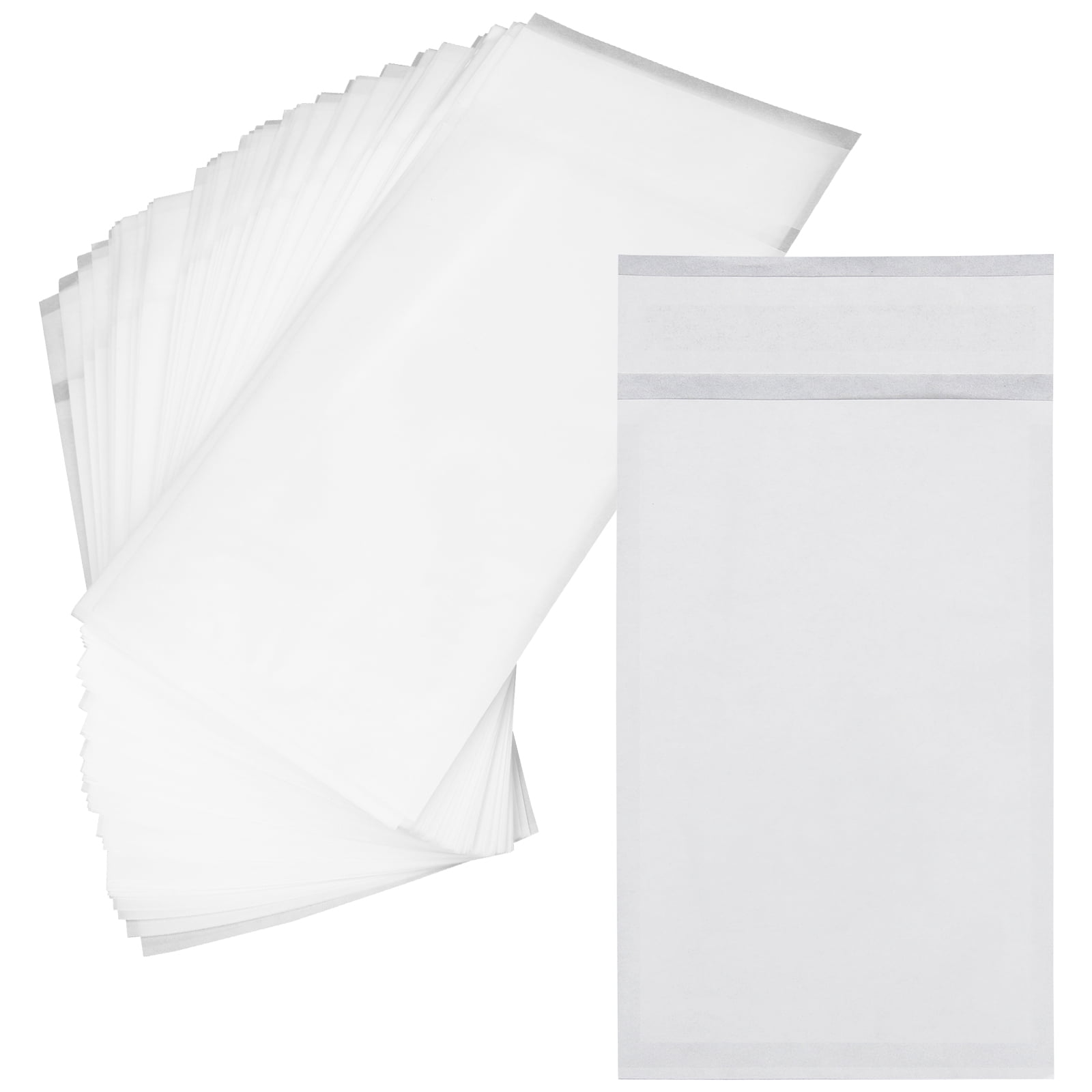 Paper Wax Self Packaging Packing Sealing Adhesive Nougat Dry Bread Transparent Bakery Treat