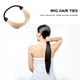 thumbnail image 4 of Bandas de cola de cola de cabello 6pcs bandas de soporte de cola de caballo sin costura anillo de cuerda para cabello grueso y cabello rizado (dorado), 4 of 4