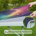 thumbnail image 6 of Colorful Tie Dye Nebula Pattern Square Fitted Tablecloth with Elastic Edge,Square Table Cover,Washable Elastic Table Cover for Home Kitchen Party Decor 36"x36", 6 of 6