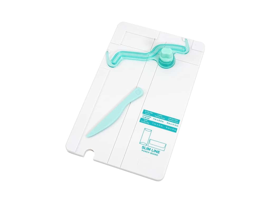 We R Memory Keepers Punch Board-Slimline Card