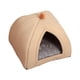 thumbnail image 5 of 2 uds cueva mascota cama bola decorativa gato casa cálida antideslizante tienda para perros S Gris Marrón M Zulema peluche perros cama gato, 5 of 8