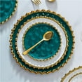 thumbnail image 4 of Round Dinner Plate with Beaded Rim for Birthday Wedding Anniversary, 4 of 7
