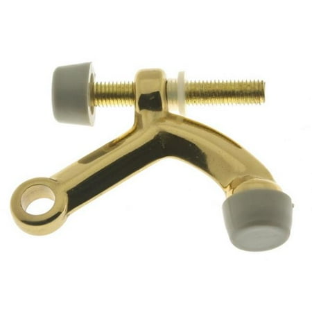 Brass Butt Hinge Door Hinges Idh by St. Simons 13029-3NL Solid Brass Forged Hinge Pin Door Stop, Polished Brass No Lacquer ()