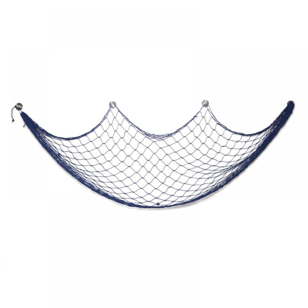 MOOSUP Fish Net Wall Decoration, Quality Pure Cotton Rope, Hand Woven