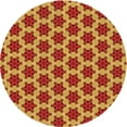 thumbnail image 1 of Ahgly Company Machine Washable Indoor Round Transitional Red Area Rugs, 5' Round, 1 of 7