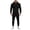 43# Black, variant on Men's 2 Piece Tracksuit Casual Sweatsuit Hoodie Sweatpant Outfit Pink M