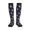 3 Black, variant on Astronaut Surfing Print Sports Compression Socks,Running Crew Socks,Moisture-Wicking Anti-Blister Hiking&Gym Athletic