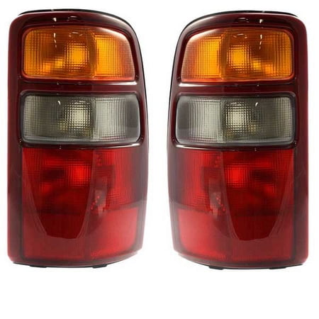 For 00-03 Suburban Tahoe Taillight Taillamp Rear Brake Light w/o Bulb SET PAIR