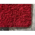 thumbnail image 6 of Unique Loom Solid Print Modern Area Rugs, Red, 6 of 8