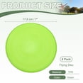 thumbnail image 2 of Uxcell Soft Flying Disc, Sports Flying Discs All Ages Outdoor Flying Disc Training Playing Lightweight Durable 6 Pcs & 7" & Green-Fitting For(Beach/Backyard/Lawn/Park Camping Game), 2 of 6
