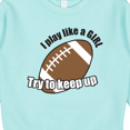 thumbnail image 3 of Inktastic Football Like a Girl Toddler Sweatshirt, 3 of 4