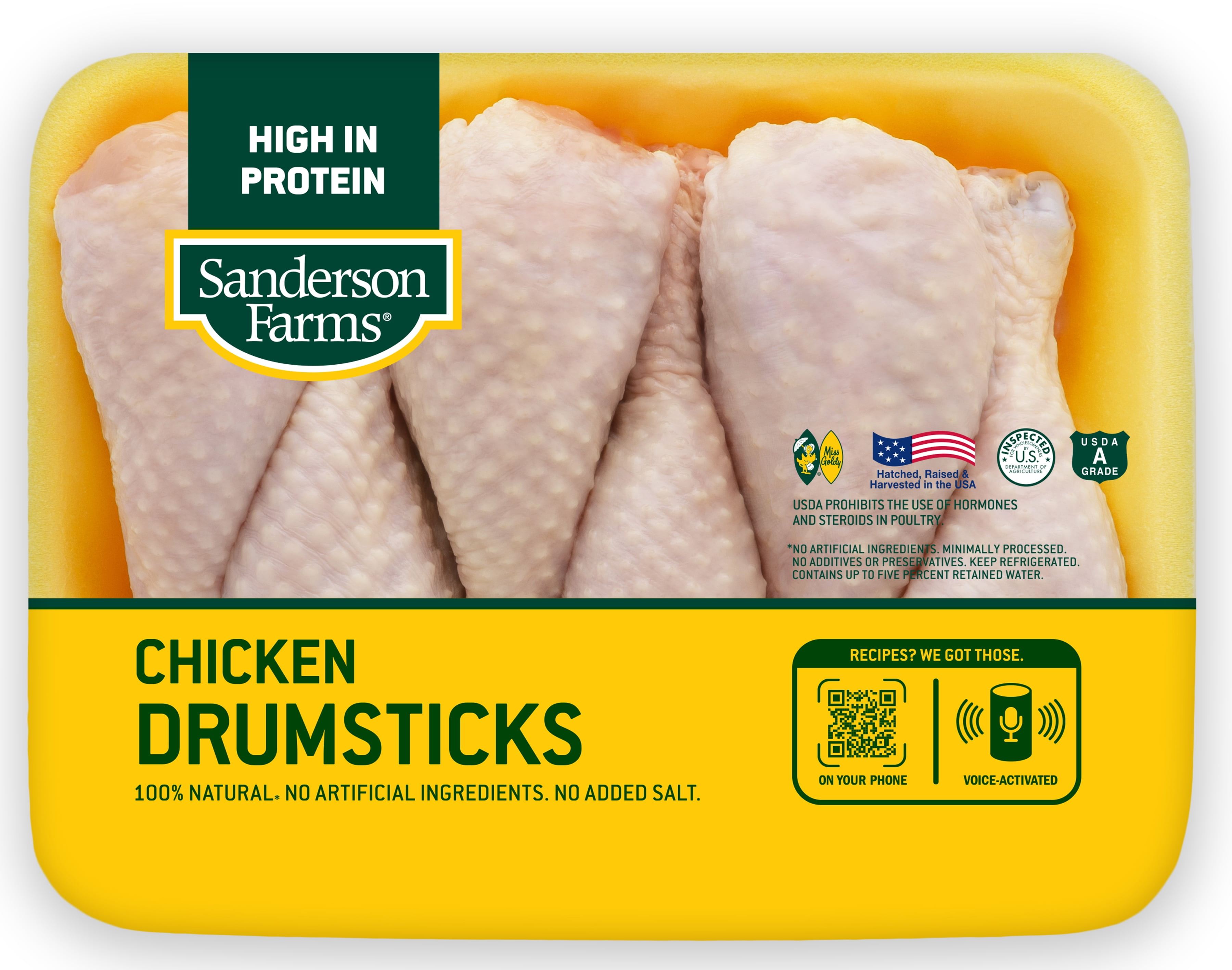 Sanderson Farms Fresh Chicken Drumsticks, 1.5 2.3 lb