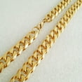 thumbnail image 5 of 15MM 316L Stainless Steel Heavy Link Gold Curb Cuban Chain Men Necklace 8-40", 5 of 9