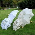 thumbnail image 1 of Sombrilla blanca de encaje para boda, sombrillas para el sol, decoración para tomar fotos nupciales, fiesta NikouMX Muebles, 1 of 5