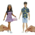 thumbnail image 2 of Barbie & Ken Pack with Doll Clothes & Accessories for Each, Plaid Dress & Smiley Shirt (2 Outfits), 2 of 5