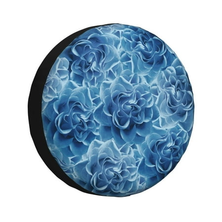 Zeuib Vintage Floral Tire Cover Wheel Cover Spare Tire Cover Anti-UV Waterproof spare tire cover for Trailers RV Truck and Camper-16 inch
