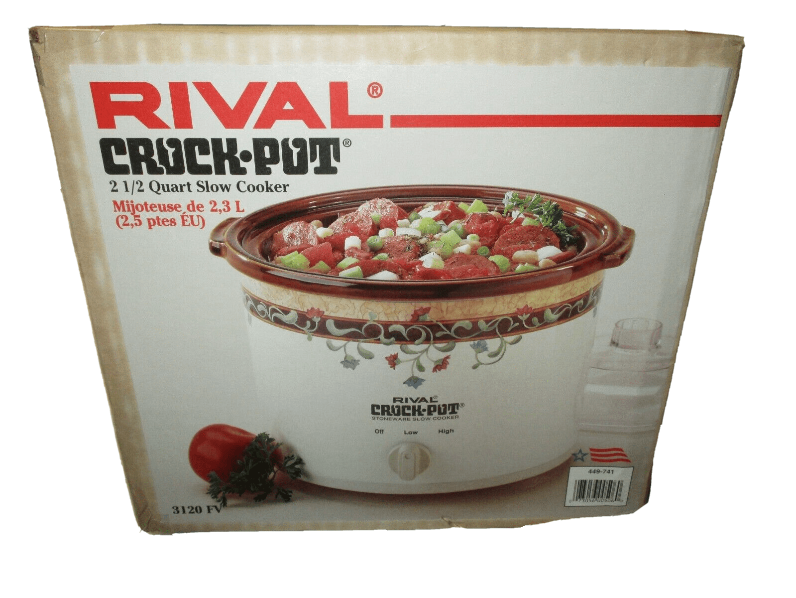 rival 2- quart slow cooker black removable pot Crock Pot
