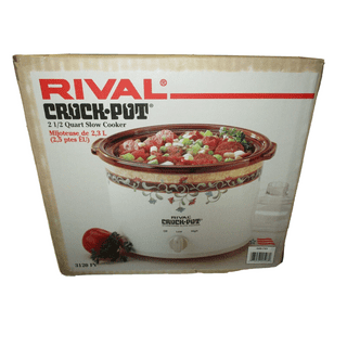 Crock-Pot SCV800-R Extra Large Oval Stoneware 8 Quart Manual Slow Cooker,  Red 
