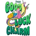 thumbnail image 2 of Junior's Adventure Time Good Luck Charm Graphic Tee White Large, 2 of 3