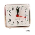 thumbnail image 4 of Bewildely Pointer Alarm Clock Square Decorative Wake Home Operated Bedroom Bedside Morning Table Up Plastic Timer Office Battery Type3 NO3, 4 of 5