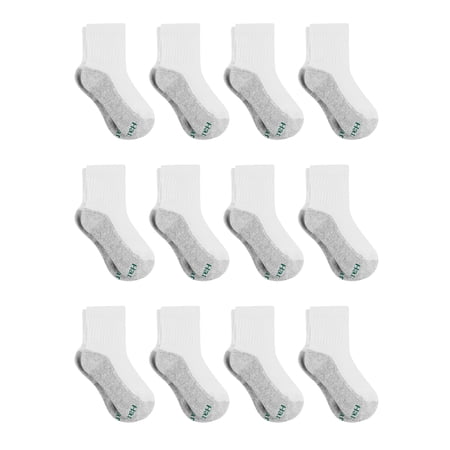 Hanes Boys' Socks, 12 Pack Ankle