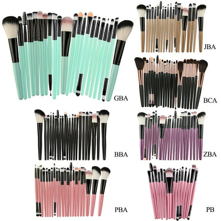 15 Pc Premium Makeup Brushes Premium Synthetic Foundation Powder Concealers Eye Shadows Blush Brush Makeup Brush (Best Synthetic Foundation Brush)