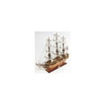 thumbnail image 4 of USS Constitution Wooden Ship Model - Handcrafted Nautical Collectible, Vintage Maritime Decor, 38 Inch Display Piece, 4 of 6