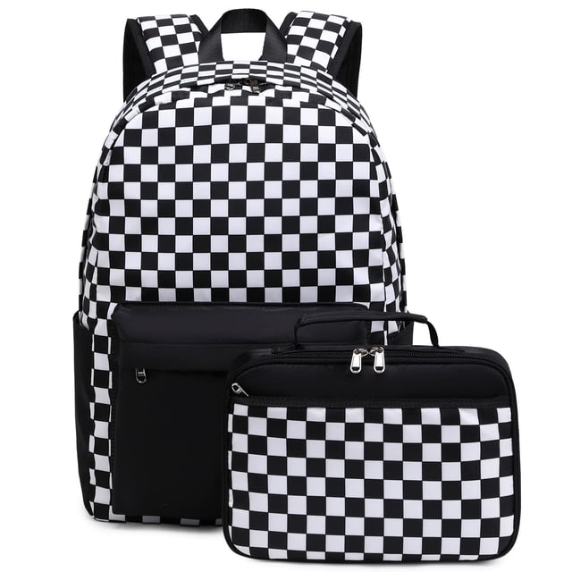 Mochila Octsky Kids 44x30x15 cm con Lonchera Negra