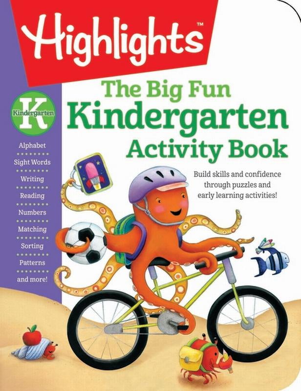 The Big Fun Kindergarten Workbook Build Skills And Confidence Through Puzzles And Early Learning Activities Paperback Walmart Com Walmart Com