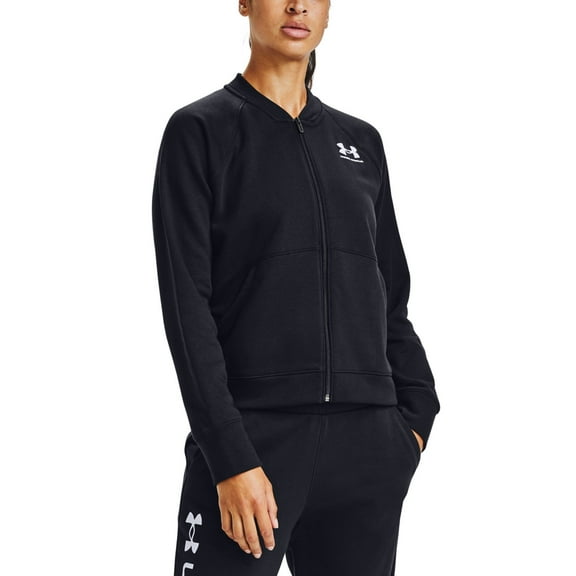 Under Armour Womens Rival Fleece Bomber Jacket