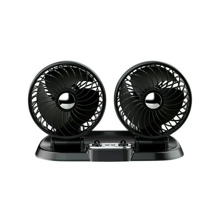 

PRINxy Vehicle-mounted Fan 24v 12v Refrigeration Minivan Powerful Silent Automobile Electric Fan for Women Men Kids Indoor Outdoor Office Traveling Black