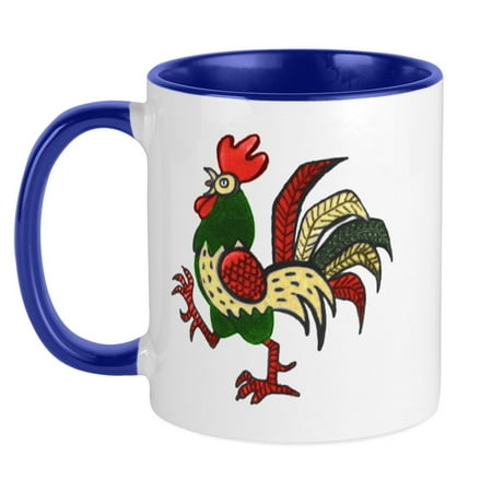 

CafePress - Red Rooster Mug - Ceramic Coffee Tea Novelty Mug Cup 11 oz
