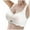 White, variant on Wdgfv Seamless Bras Women Soft Jelly Push Up Wireless Bra Supportive V Neck No Underwire Comfort Tshirt Bralettes White XXXL