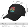 thumbnail image 4 of Make California Great Again Funny T-Shirt for Unisex Baseball Cap, Adjustable Dad Hat Black, 4 of 8