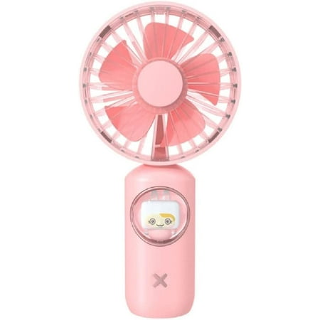 

Egebert USB Rechargeable Mini Handheld Fan Outdoor Mini Desktop Office Fans Portable Handheld Fan Plastic Material for Children mini fan for desk quiet