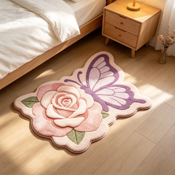 Super Soft Cozy Rug 23.6x15.7 Inch, Washable Floor Mat with Non-Slip Backing, Absorbent Quick-Dry Bath Mat for Bathroom Entryway Home Decor