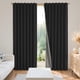 thumbnail image 1 of Cortinas opacas Joydeco de lino natural, 37 x 96 pulgadas, 2 paneles, 1 of 9